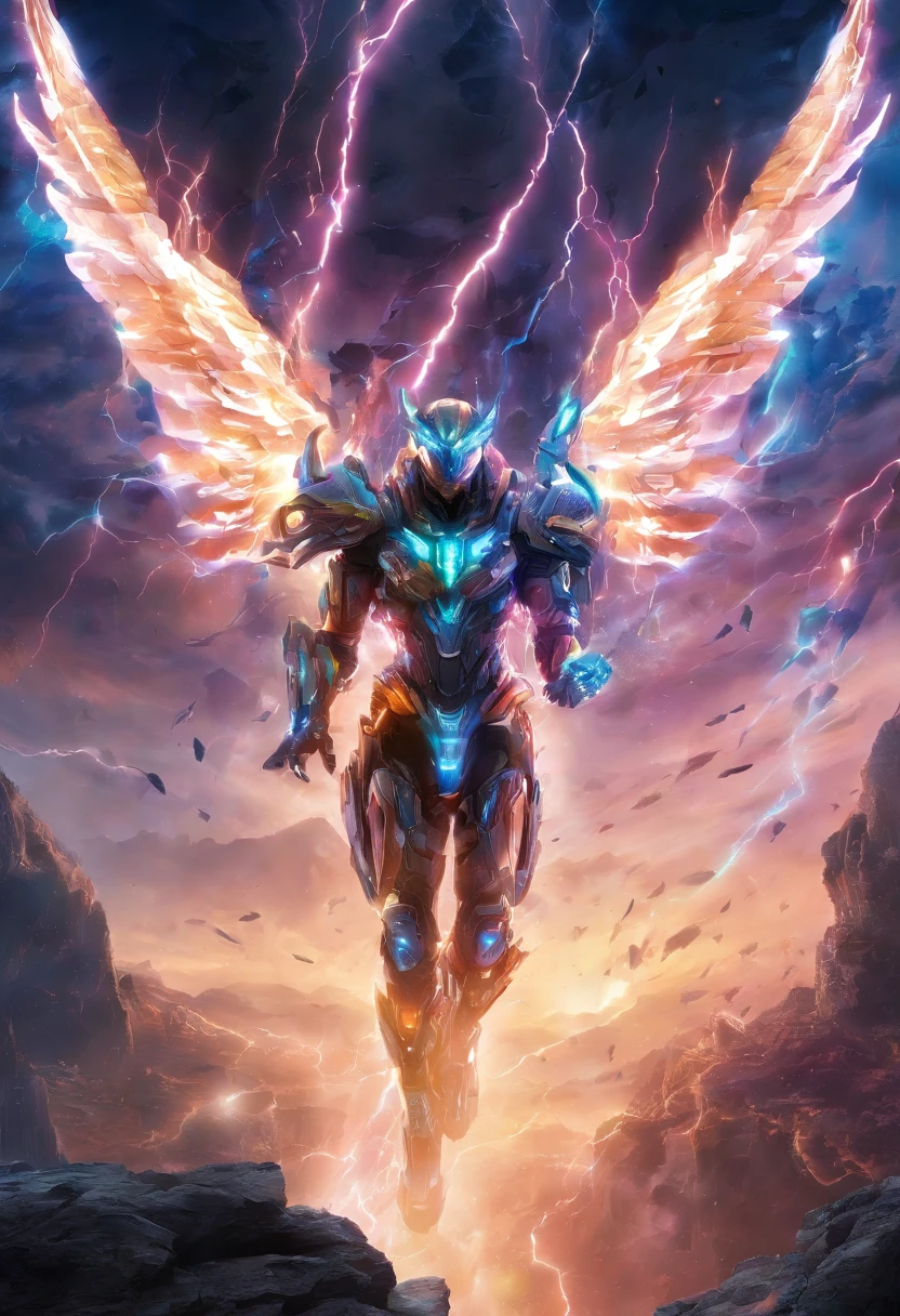 (A winged warrior who has swam through rivers of lightning),fotorrealista:1.37,Altas Resoluciones,vivid colors,Bokeh,Renderizado 3D,foco nítido,ultra detallado,Studio lighting,Guerrero,fierce expression,armadura,plumaje,Alas poderosas,lightning bolts,Aurora boreal,cielo tormentoso,superficies reflectantes,ethereal glow,mystical creature,Salpicaduras de agua,dynamic pose,espada,Ruinas antiguas.(La mejor calidad,4k,8k,Altas Resoluciones,obra maestra:1.2),ultra detallado,(realista,fotorrealista,fotorrealista:1.37),Exhilarating Epic,Extreme Fall from Height,Desembarco heroico,cayendo desde una gran altura,paisaje impresionante,action-packed scene,Truco peligroso,Emocionante aventura,No laces or parachutes,dramatic expression,Resilient character,Vista expansiva,Impresionante belleza natural,adrenalina,Majestuosa cordillera,Movimiento impredecible,Captivating Free Fall,Sorprendente contraste de luces y sombras,Imagen sobrecogedora,Intensidad emocional,Conquista definitiva,Gravity-defying maneuver,Experiencia inolvidable,Aterrizaje resiliente,Impacto potente,Valiente viaje,Resiliencia extraordinaria,Gravity-defying feat,Unwavering determination,Un coraje asombroso,Impacto masivo,Triunfo humano,Perspectiva sobrecogedora,Incredible strength,vivid colors,emociones intensas,High-octane show,Aventura atrevida,An Incredible Achievement,Paisaje inmersivo,Vista emocionante,Momento sobrecogedor,(plano amplio),(callendo en una cuiudades de neon futurista),ciudad increiblemente detallada.