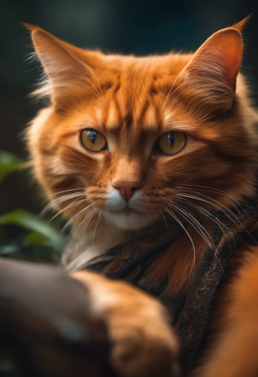 orange cat sci-fi