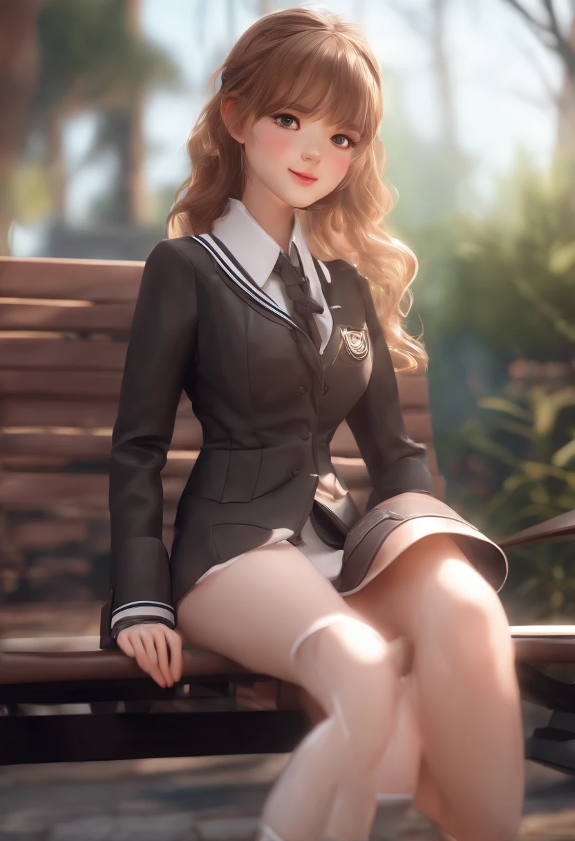 1girl,(school uniform, blush, light smile, sitting, outdoors), nsfw robot sex toy

(best quality, ultra-detailed, realistic:1.37), vivid colors, concept artists style, warm color tones, soft lighting