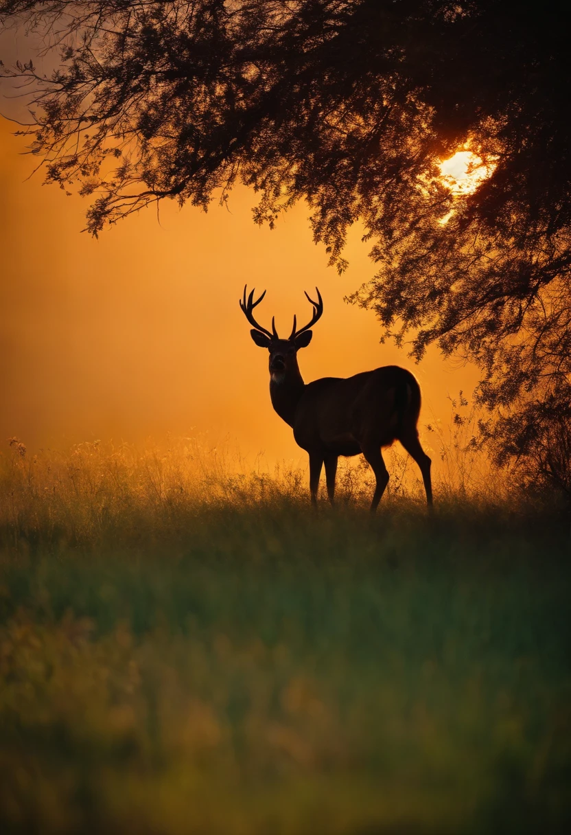 deer funny silouette