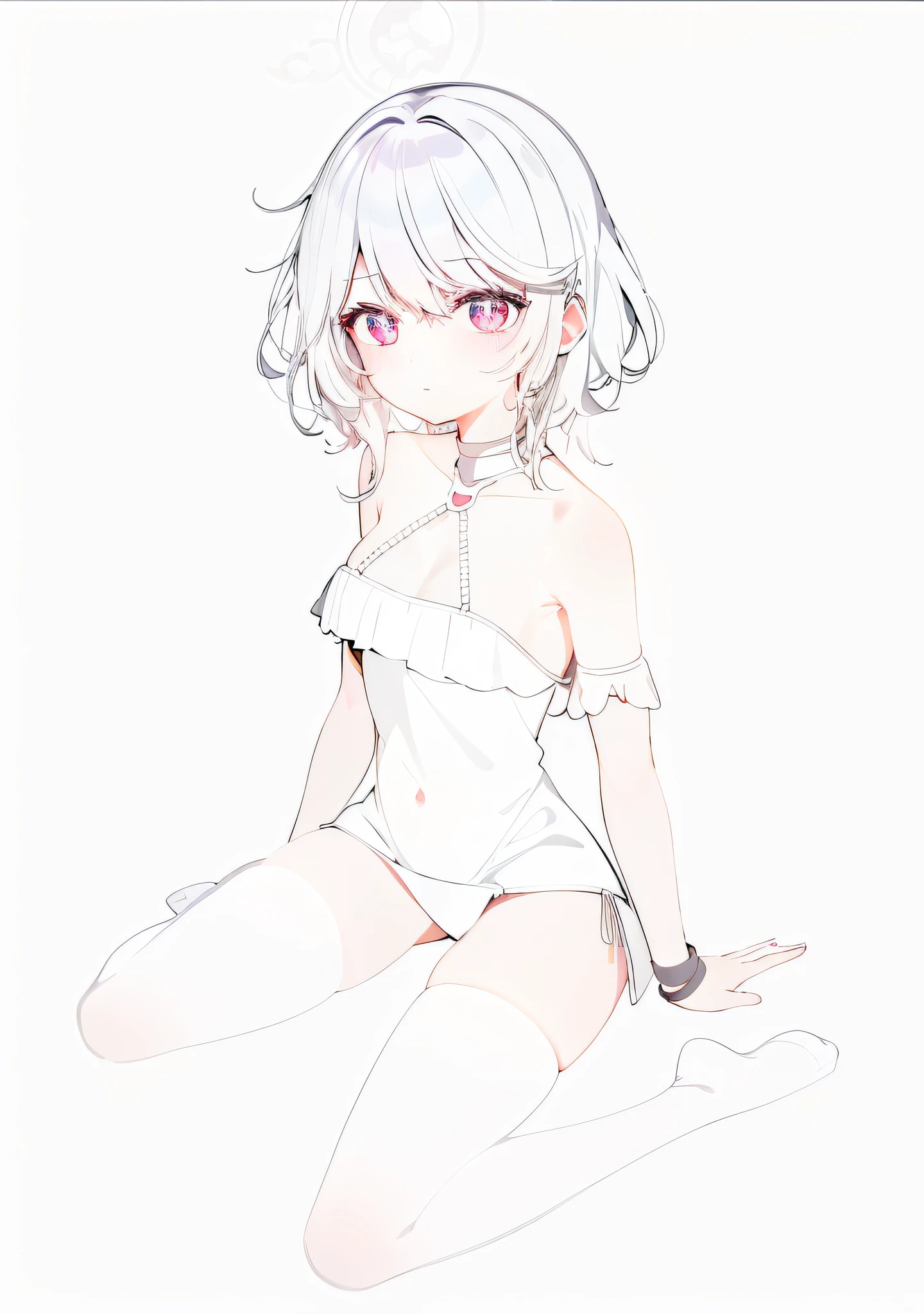 a drawing，Woman in short skirt wearing white shirt and black skirt, clear outfit design, anime full body illustration, clean anime outlines, Single character full body, anime style character, full body portrait of a short!,  in dress, Full body illustration, clothing design, style of magical girl, cute anime waifu in a nice dress，blue hairs，Rich background，the sea，sandbeach，UHD, high quality, ccurate