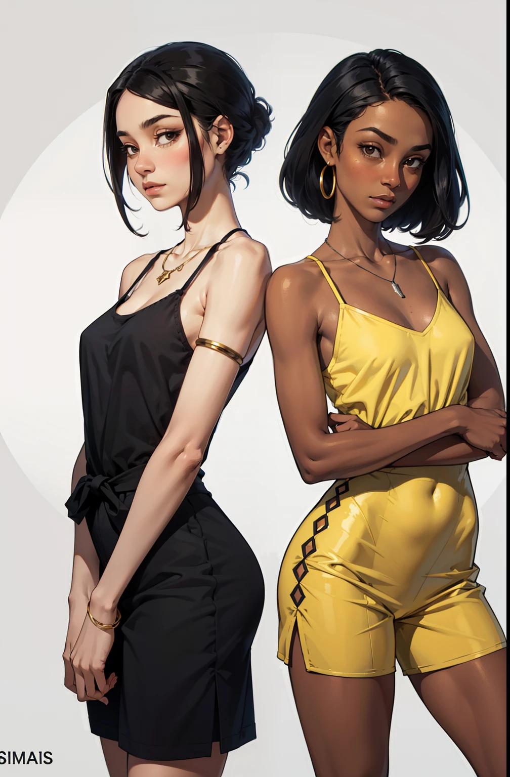 maquiagem, mascara, Lips are soft or colored, pele morena, portanto, African traits, cabelo cachos, fundo portanto simples, minimalismo, monotone, paletas de cores simples, limpo, Projetos afiados, silhuetas fluidas, shorts , vestidos simples, camisas e blusas, assymetrical, geometric, Materiais e designs elegantes e luxuosos, simples, Minimal accessories, Necklaces and thin rings in silver or gold, Pulseiras simples, Designs diferenciados, silhuetas simples, estilo simples e sofisticado, elegence, minimalismo, materiais de alta qualidade, Fresh and urban printing, alta moda, Simplicity and sophistication,