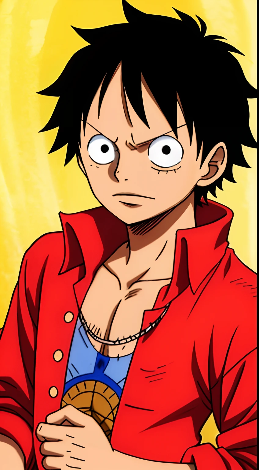 [wanostyle:1.3] Luffy, The protagonist of One Piece, Depicted in [portrait image] with its [Best Quality]. His [wanostyle] The design reflects the artistic and cultural style of the country of Wanu.,murderer,straw hat