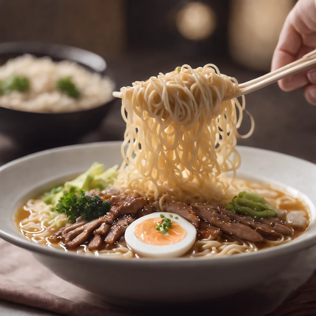 ramen, promotional photo, intricate details, hdr, cinematic, adobe lightroom, highly detailed