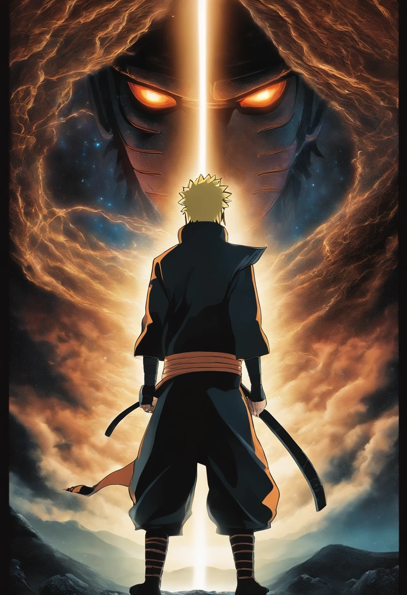 Naruto senses the disturbance and investigates, finding strange energy readings and dark disturbances in the fabric of the universe. He sets off to confront the unknown force.