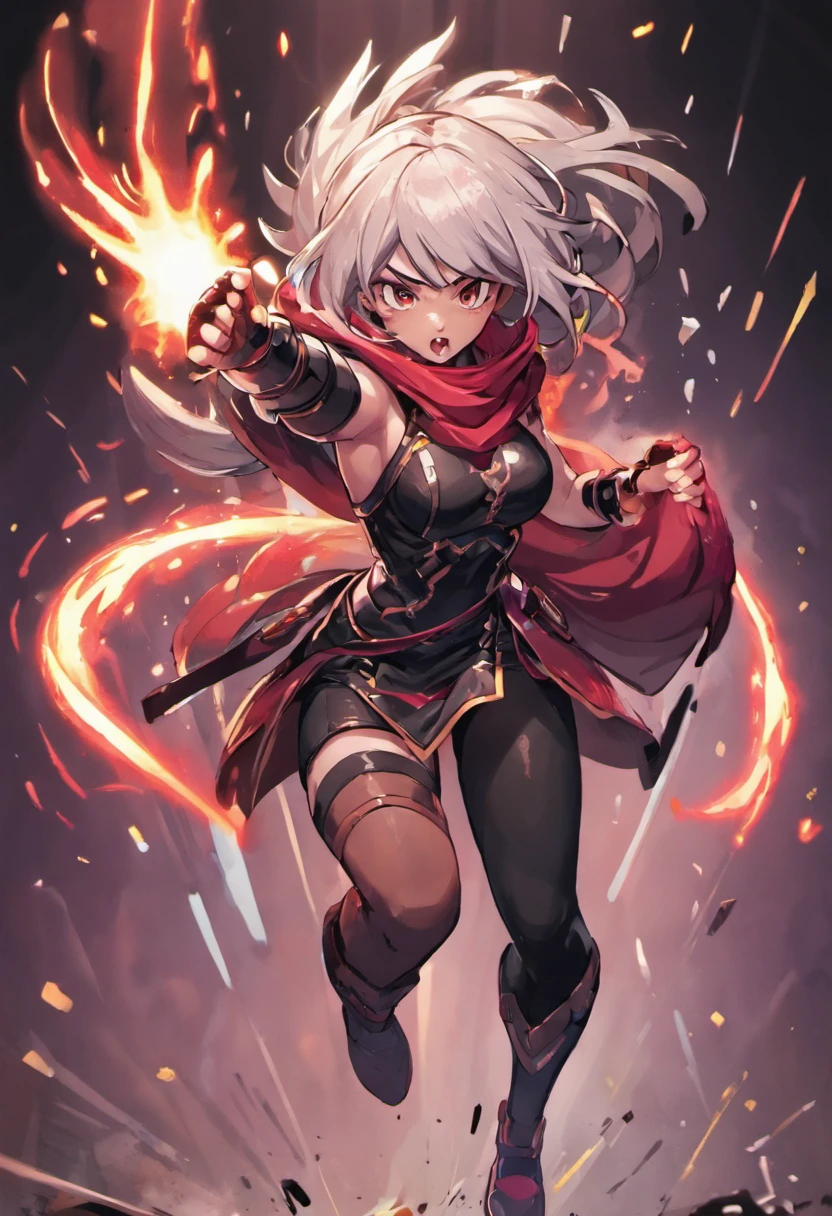 masterpiece, best quality, high resolution,
Saber2, Advanced Clothing, 1girl, solo, weapon, holding, sword, dual wielding, holding sword, holding weapon, cleavage, hair ornament, eyepatch, looking at viewer, unsheathed, standing, long hair, sheath, fire, collarbone, medium breasts, swept bangs, autumn leaves, closed mouth
<lora:FGOMusashi:0.8>