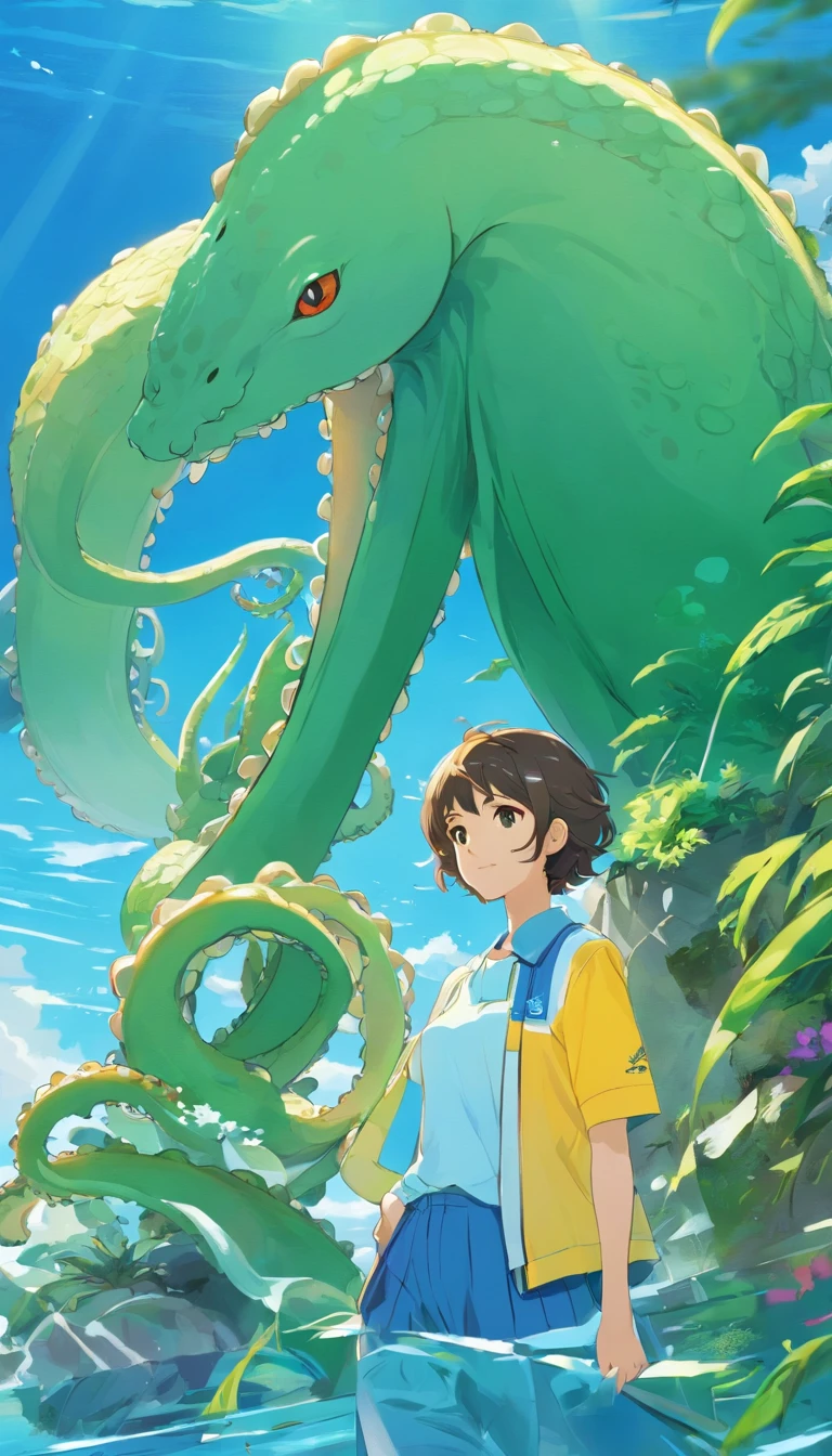 Lacoste logo、Octopus, not crocodile、design for tshirt