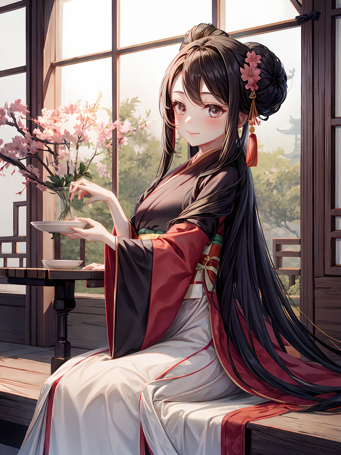 Chinese girl in Hanfu