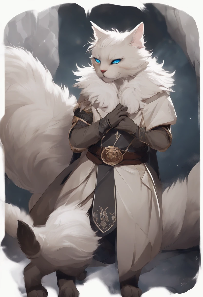 (dark environment:0.8),masterpiece, high quality, absurd res, digital painting (artwork), by dagasi, yupa,kiyosan,(anthro,fluffy fur,character focus:1.1),anthro male cat,short hair,portrait, bright eyes,panorama,character focus.(detailed background:0.7),...