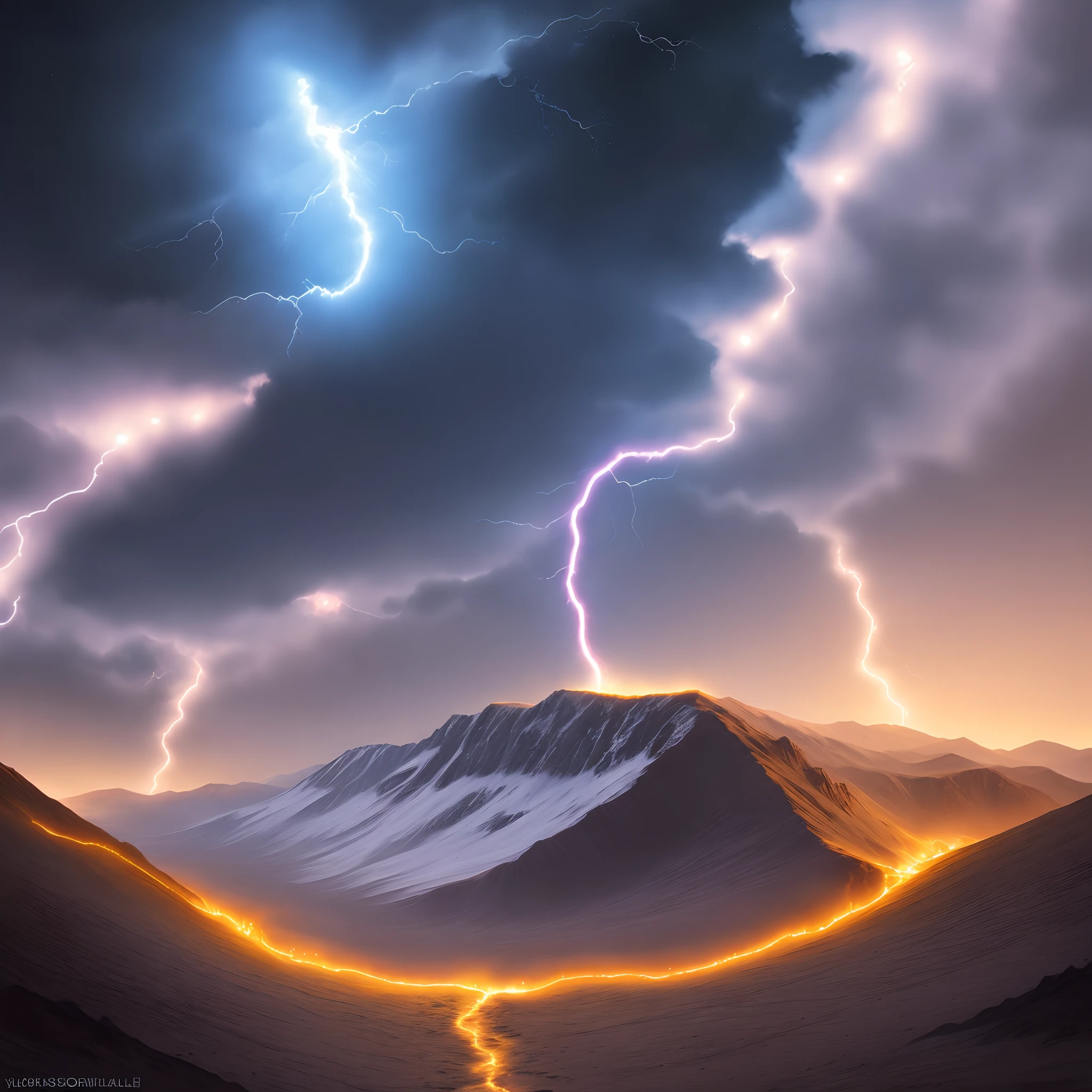 a moon lightning bolt