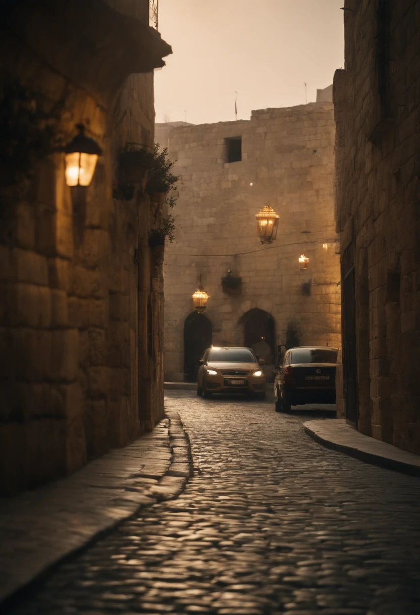 City of Jerusalem being attacked