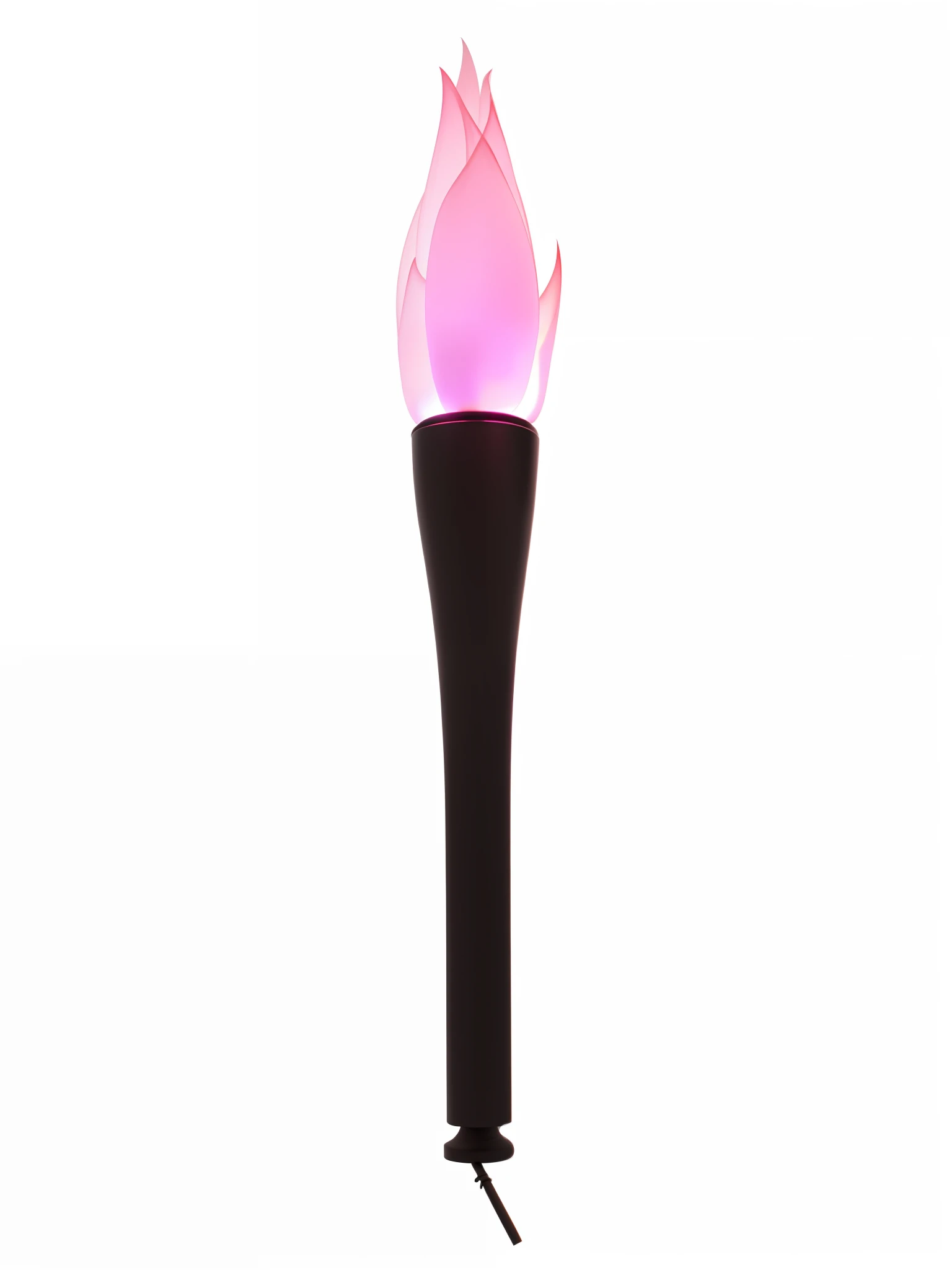 Pink flowers on black pole on white background, torches, torch - lit, kitsune holding torch, torches, Flashlight lighting, torch light, the torch we all must hold, holding a torch, Burning torches and pitchforks, long pointy pink nose, Torches on the ground, The torch is lit, fire staff, sceptre, Fork, photorealestic, k hd