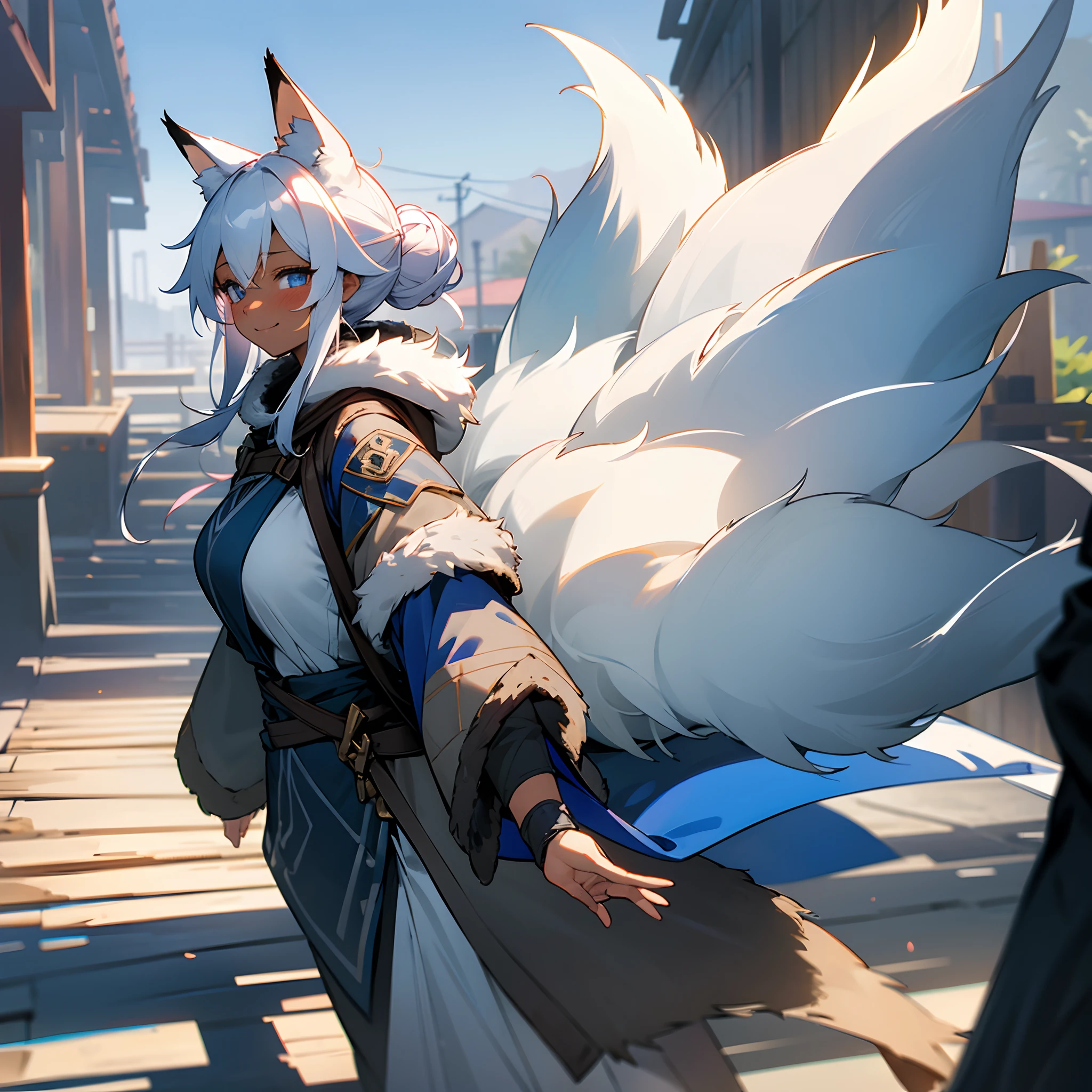 (top quality, High-quality illustrations, masterpiece) traditional Chinese ink painting, shuimobysim, badashanren:0.85, Shukezouma:0.75(highly detailed beautiful face and eyes)absurdres, perfect anatomy(1girl, kemono, solo focus)(furry)(furry anthro:1.7)(Furry body, dog facial features, dog body features)(very detailed body fur)cowboy shot, dynamic pose, grayscale,
