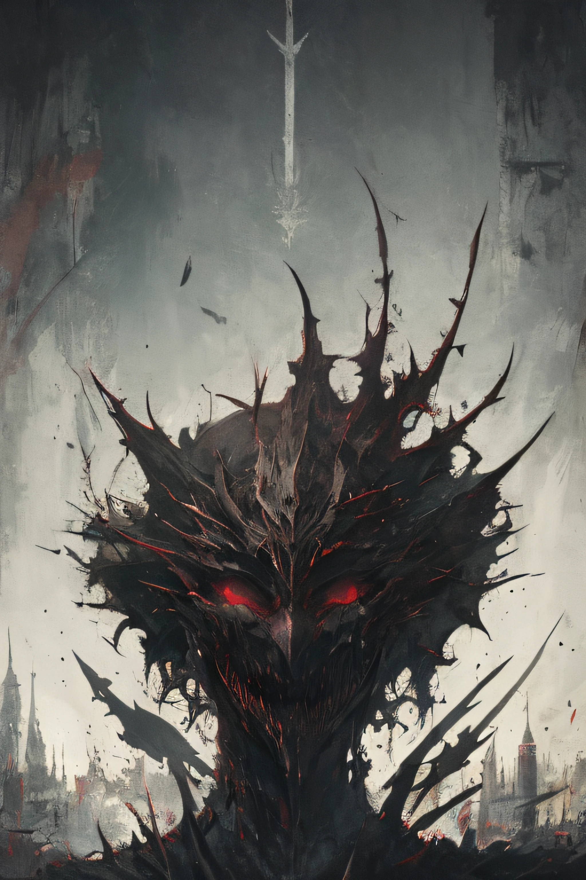 masterpiece, best quality, high quality,(a dark shapeless creature with a dark red glow and red eyes and surrounded by darkness:1.2), (darkness:1.2), abstraction, abyssopelagic, award winning photography, Depth of Field, HDR, extremely detailed, trending on artstation, trending on CGsociety, Intricate, High Detail,