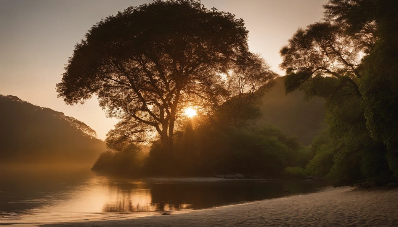 image we're prompting: serenity, peace, tranquility, balance, zen
camera type: digital
time of day: morning
style of photograph: minimalist
type of film: N/A