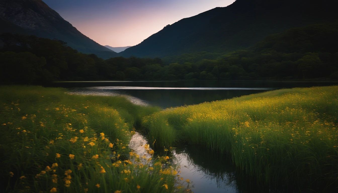 image we're prompting: serenity, peace, tranquility, balance, zen
camera type: digital
time of day: morning
style of photograph: minimalist
type of film: N/A