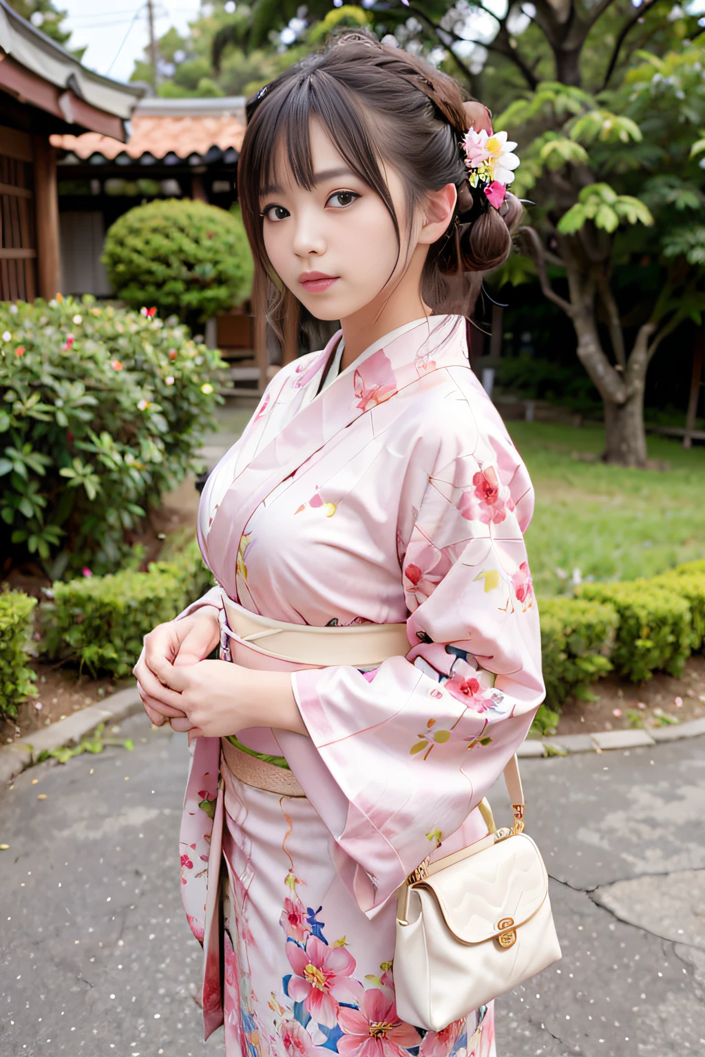 Beautuful Women、(Pink floral kimono_clothes:1.Wearing 3)、holiday、Aki no Miyajima
Good hands、4K、hight resolution、​masterpiece、top-quality、headw:1.3、((Hasselblad photo))、huge tit、Fine skin、foco nítido、(Cinematographic lighting)、natta、Soft lighting、dynamic ungle、[:(详细的脸:1.2):0.2]、outside、