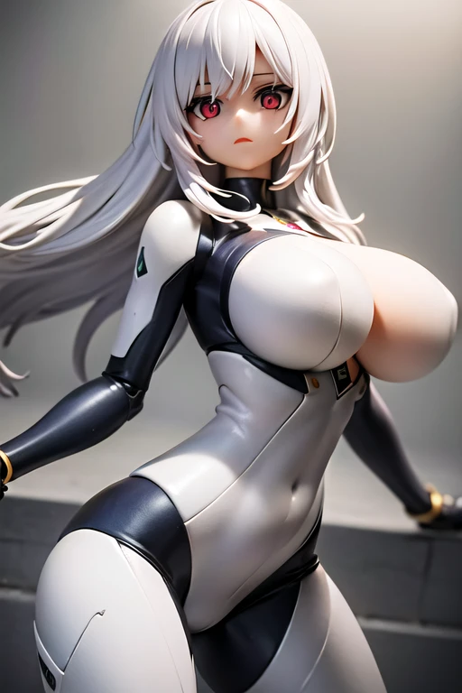 {{masterpiece, best quality, extremely detailed CG, unity 8k wallpaper, anatomically correct, ultra resolution}}, Award-winning photography, (best illumination, Very Delicate and Beautiful), 1girl, solo, robot girl, combat suit, damage, glowing red eyes, white hair, oily skin, (extremely beautiful and detailed face:1.2), (extremely beautiful and detailed eyes:1.2), (huge breast: 1.5), perfect hands, delicate legs, urban, (depth of field: 1.2), {perfect human body structure with maximum precision}, detailed background, ray tracing, cinematic lighting, intense shadow, volumetric lighting, light reflection, god ray, (shiny:1.2),