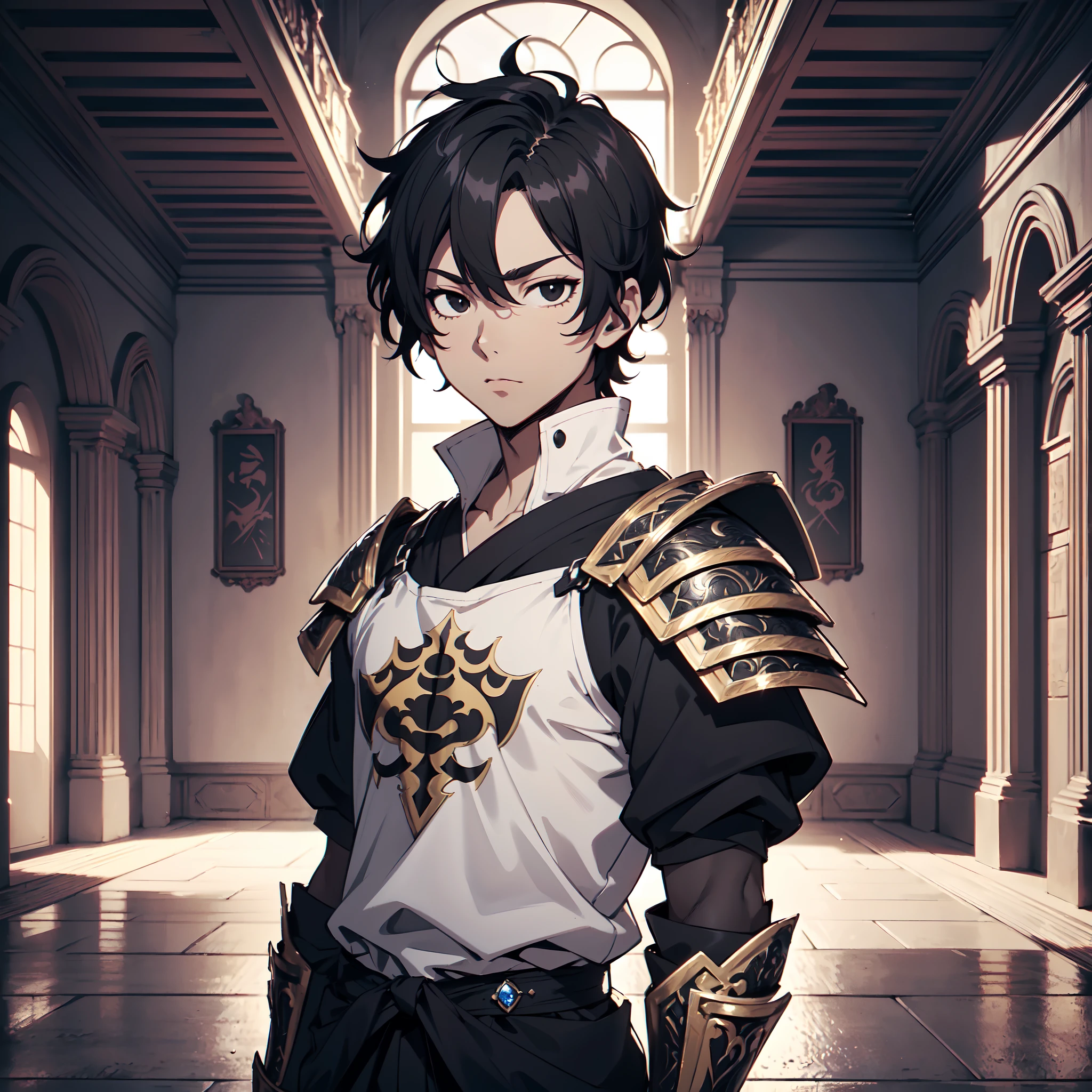 128K Ultra High Definition,
128K Ultra High Quality,
128K Ultra High Resolution,
Best Definition,
Best Quality,
Best Resolution,
Perfectly Detailed,
Perfectly Designed,
Extremely Detailed,
Extremely Designed,
Hyper Detailed,
Hyper Definition,
Hyper Quality,
Hyper Resolution,
Masterpiece,
(((Anime))),
Body Shot,
(((Boy))),
Handsome,
Muscular Body,
(((Black Short Hair))),
(((Black Eyes))),
(((Hyper Detailed & Perfectly Designed With Ultra High Quality Engravings & Jeweled Ninja Armor))),
(((Inside Of Medieval Royal Palace Background Scenery))),
