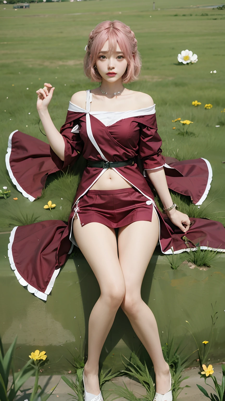 Lora hinata pink hair