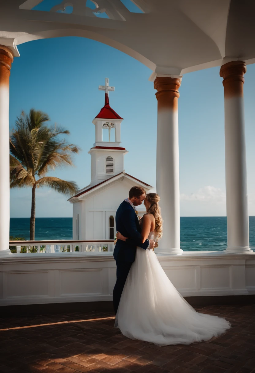 Preachers daughter, young husband, little white church, ocean, wedding, love, ocean