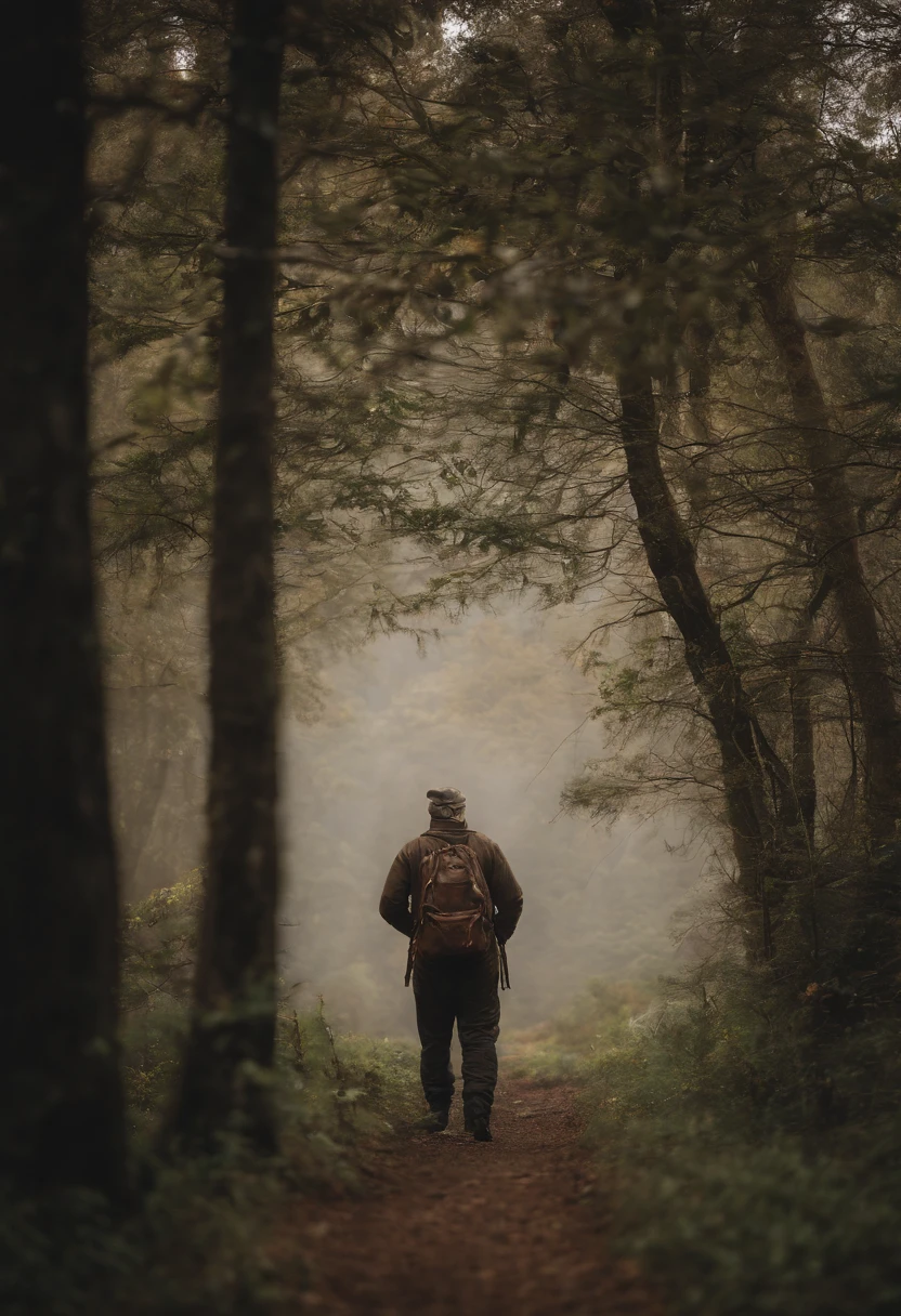 por favor, crie uma imagem de um grupo de aventureiros andando por uma floresta