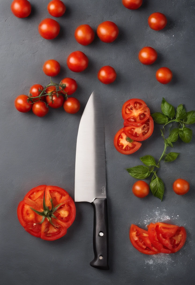 ¡Of course! Here's a prompt to generate the image:

"It generates a very high photographic quality image of an expert chef cutting ripe tomatoes into small cubes, sin piel ni semillas visibles. El chef debe estar utilizando un cuchillo afilado y preciso, mostrando habilidad y destreza en cada corte. The image should capture the exact moment when the chef is making a perfect cut, con los tomates en el aire, mostrando su color vibrante y su textura jugosa. El fondo de la imagen debe ser una cocina profesional impecablemente limpia y ordenada, with high-quality cookware and bright lighting that brings out the details of the tomatoes and the chef. The final image should convey the passion and culinary artistry that goes into preparing high-quality food."