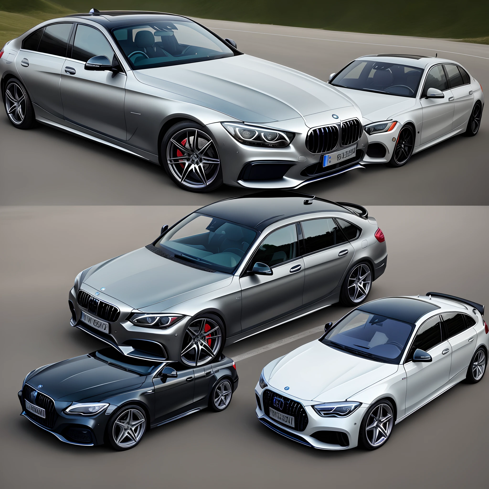 Mercedes-Benz, BMW, Audi cars on the same interface,HD simple desktop wallpaper