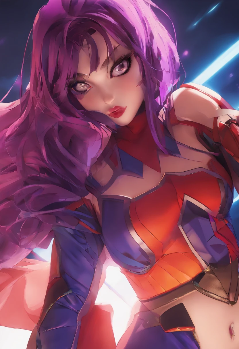 best quality,ultra-detailed,realistic:1.37,Psylocke,beautiful detailed eyes,beautiful detailed lips,extremely detailed eyes and face,longeyelashes,athletic female figure, intense gaze, striking purple hair, tight-fitting black leather outfit, katana sword, psychic knife, martial arts stance, dynamic action pose, glowing purple energy, dark and mysterious background, cinematic lighting, comic book style, vibrant colors, futuristic technology, high contrast, dramatic shadows, visible areola, legs spread, camel toe.