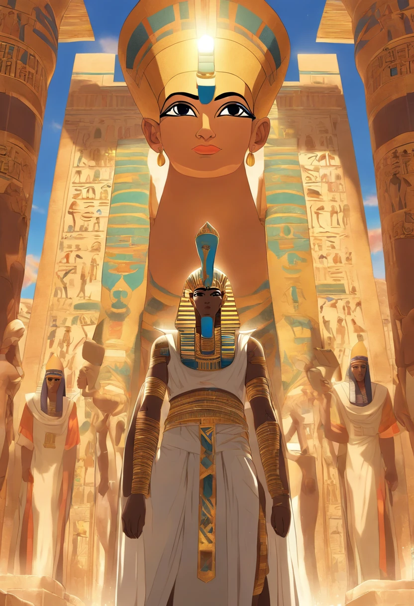 (((Ptah))) best quality, very high resolution, 4K detailed CG, masterpiece, Egyptian mythology,Ptah,Egyptian tomb, Ancient Egypt, standing pose, mummy, white robes, Egyptian clothes, Egyptian temple, desert , Ancient Egypt, ((Egyptian high priest)), Egyptian palace, aesthetics, beautiful image, centered on screen, standing pose