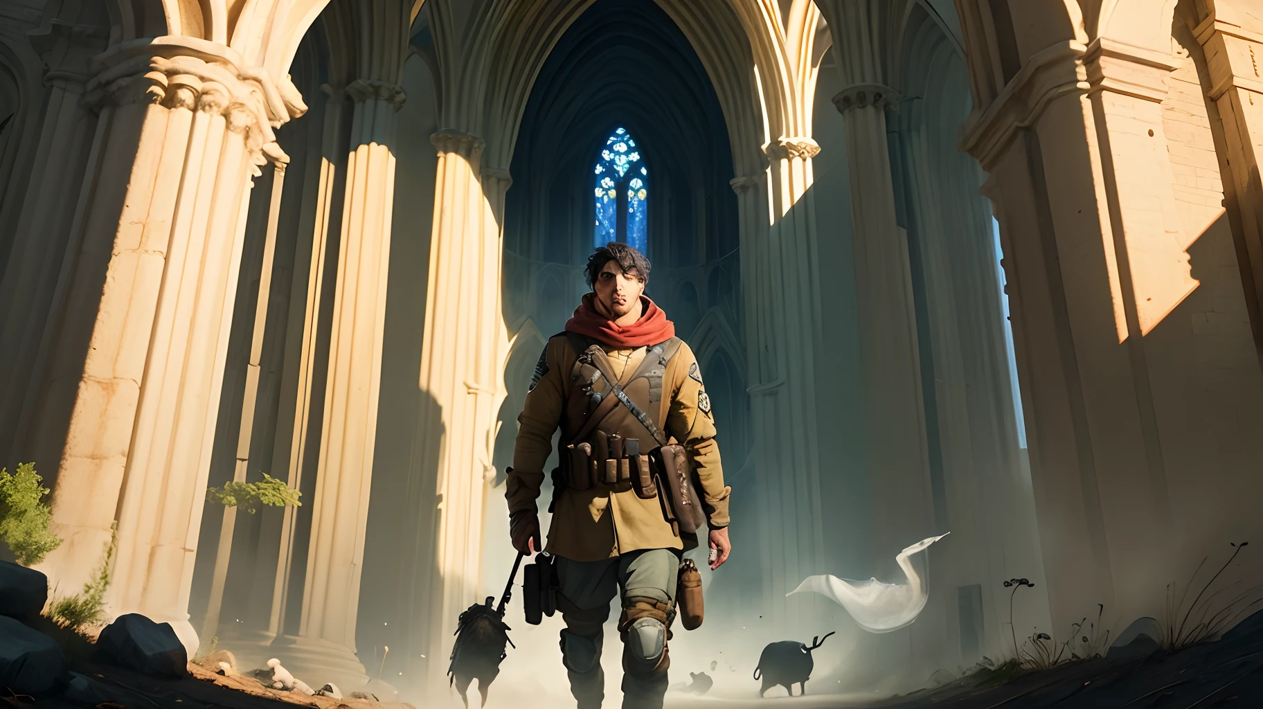 Call of duty, Simon, ghost, cathedral
