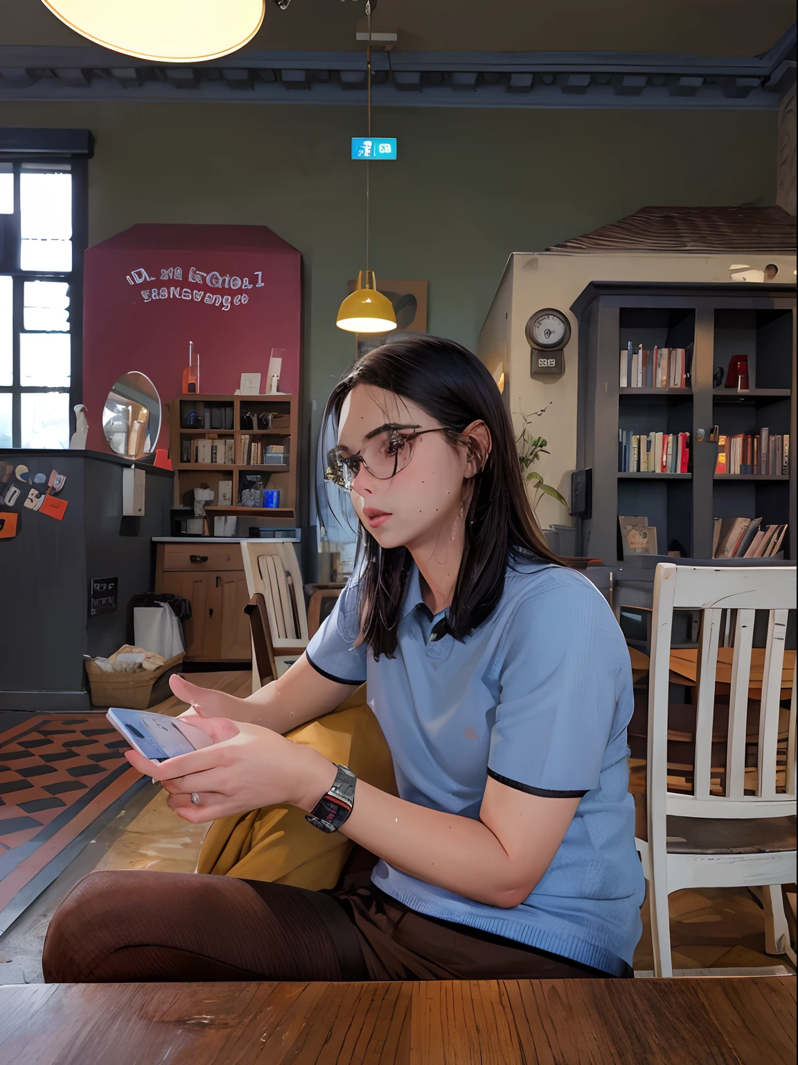 1girl, solo, white polo shirt, white sneakers, tennis wear, white miniskirt, masterpiece, best quality, realistic, hyper-detailed, (shiny skin, sweaty:1.4), absurd, looking at viewer, short black hair, brown eyes, slender, dynamic lighting, high resolution, sharp focus, depth of field, detailed eyes, sharp pupils, realistic pupils, (small breasts:1.6), (thick thighs:1.0), outdoor, sky