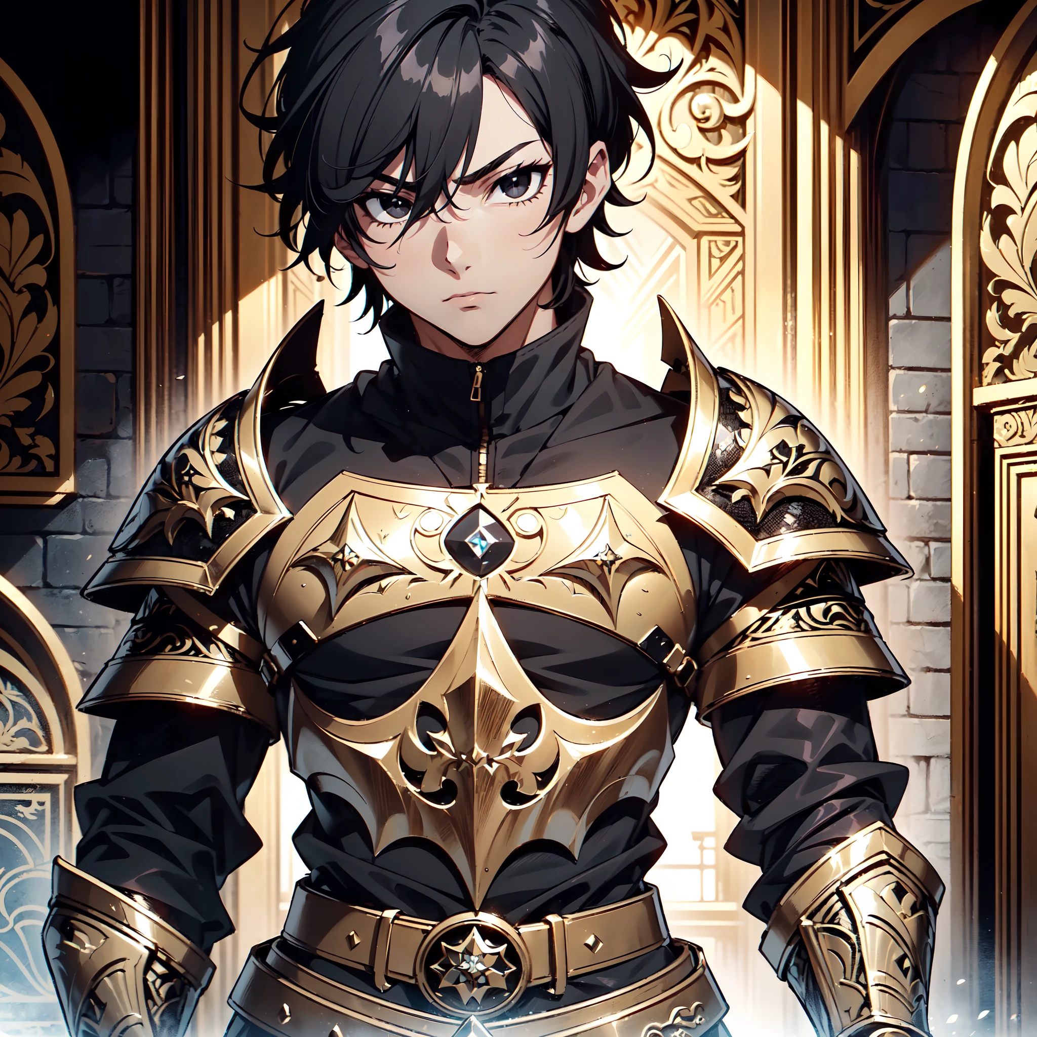 128K Ultra High Definition,
128K Ultra High Quality,
128K Ultra High Resolution,
Best Definition,
Best Quality,
Best Resolution,
Perfectly Detailed,
Perfectly Designed,
Extremely Detailed,
Extremely Designed,
Hyper Detailed,
Hyper Definition,
Hyper Quality,
Hyper Resolution,
Masterpiece,
(((Anime))),
Body Shot,
(((Boy))),
Handsome,
Muscular Body,
(((Black Short Hair))),
(((Black Eyes))),
(((Hyper Detailed & Perfectly Designed With Ultra High Quality Bronze Engravings & Jeweled Ninja Armor))),
(((Inside Of Medieval Royal Palace Background Scenery))),