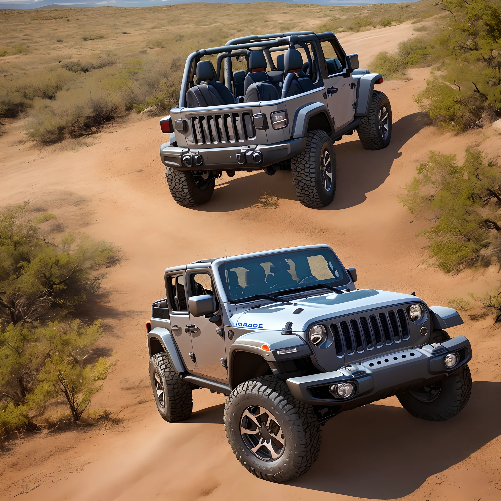 Off-road 2023 Jeep wrangler in oklahoma