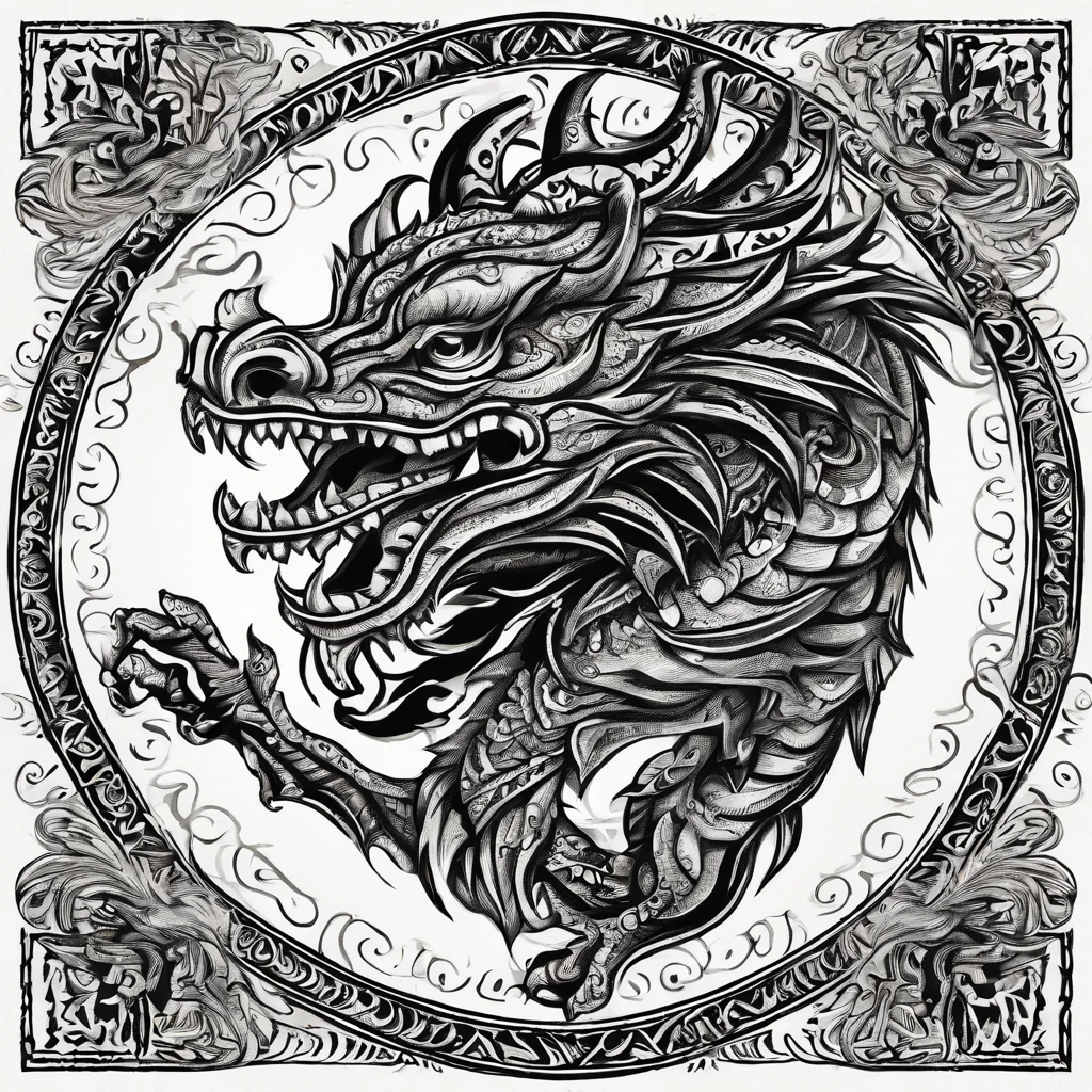 Dragon drawing