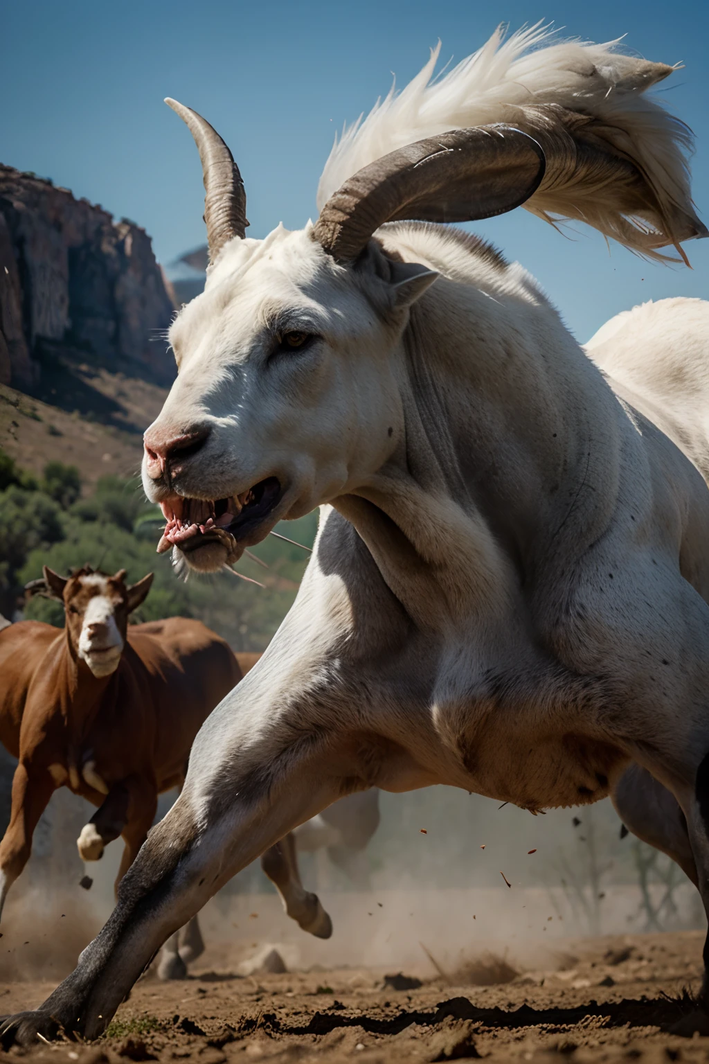 ((((photorealistic, feral cow, feral dog)))), ((((feral, duo)))),  ((((rimming, dog anallicking dragon, raised tail)))), ((((all fours, dirty, butt focus)))), outside, sunny, blue skys, best quality, shaded, extreme detail, highly detailed, ultradetailed, intricate, realistic, detailed background, hi res, realistic, photorealism, ((((excessive saliva))))