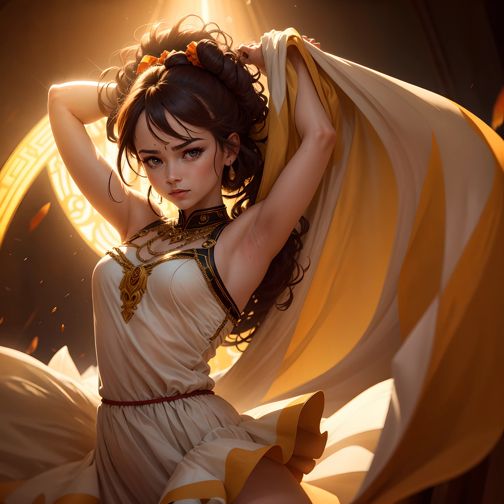 May the revenge of the soil be faithful, let the amber bow down, dance and dance.