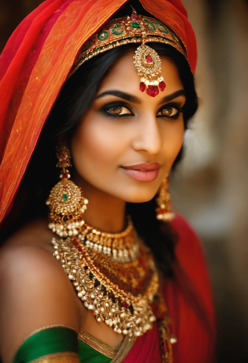 mujer vientre plano cabello largo recogido, (Indian girl),beauty, indian, beautiful sexy women, , extremely detailed , jaw-dropping beauty, big boobs deep cleavage, sexy indian women, massive boobs in sexy western fusion