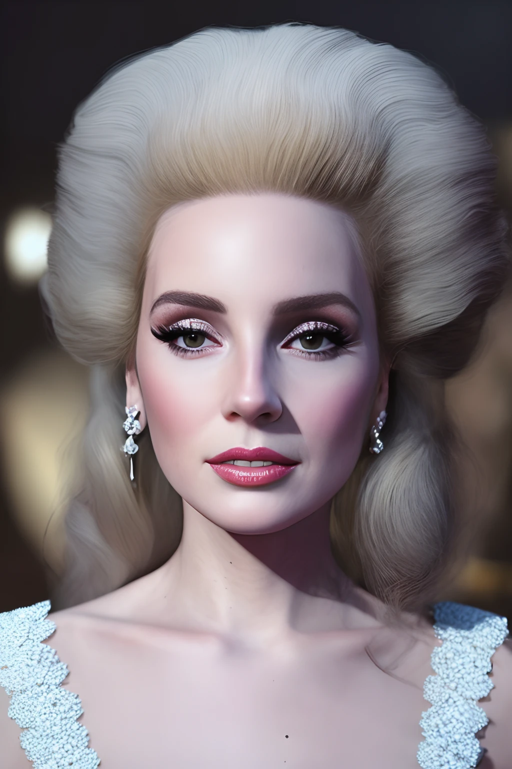 Lana Del Rey as Marie Antoinette, photorealistic