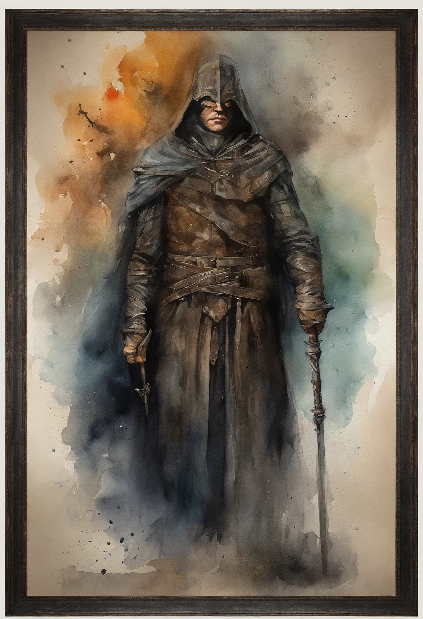 Dark fantasy movie poster, bauhause,