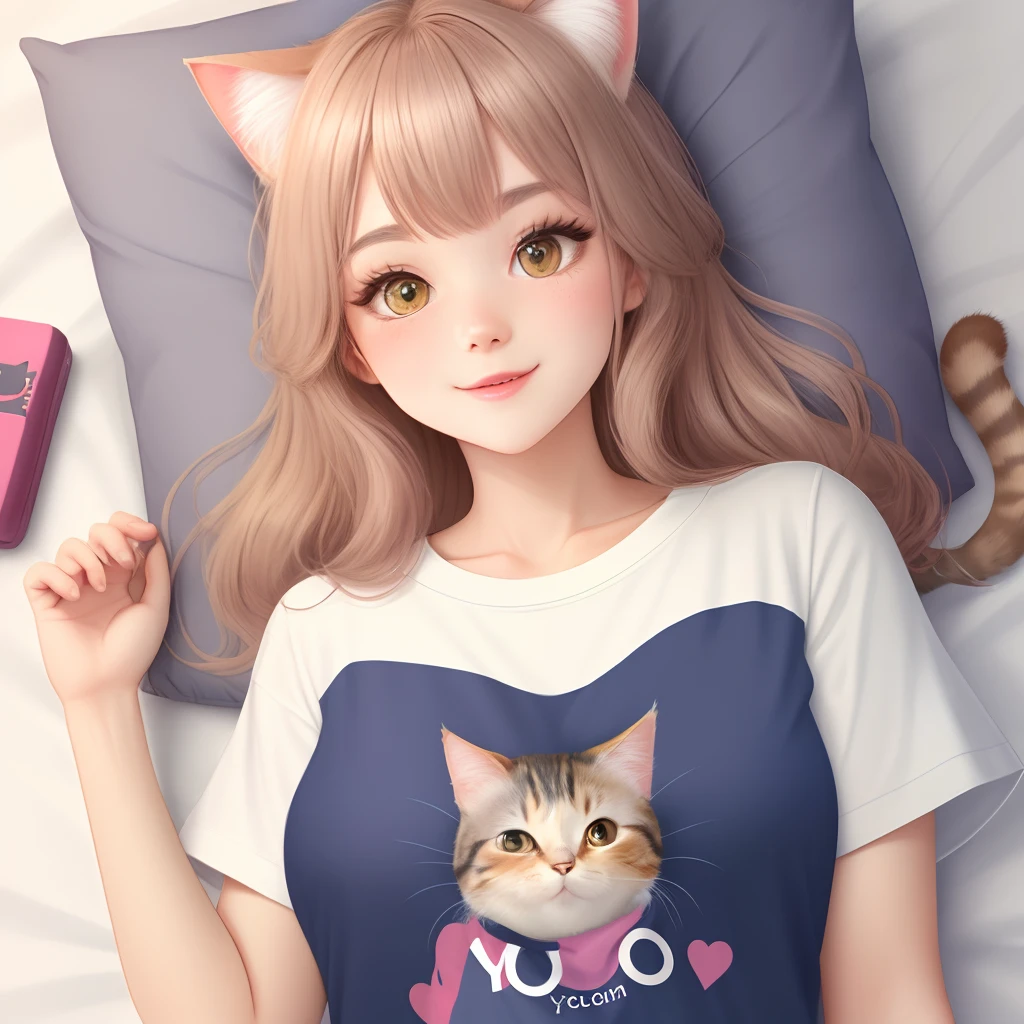 Cute cat wearing a shirt that says Yari