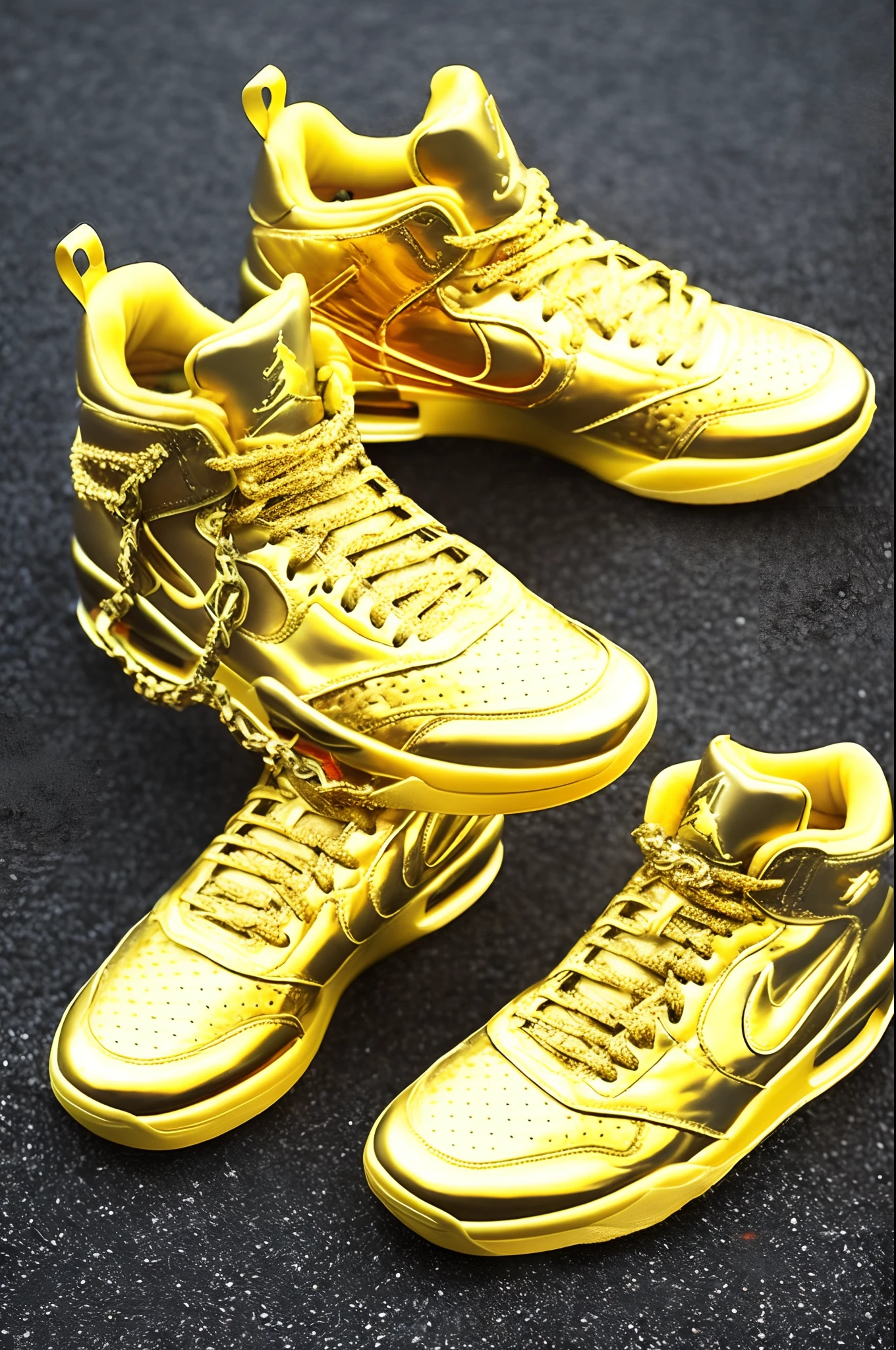 Super sonic with chains and Jordan’s and golden bling