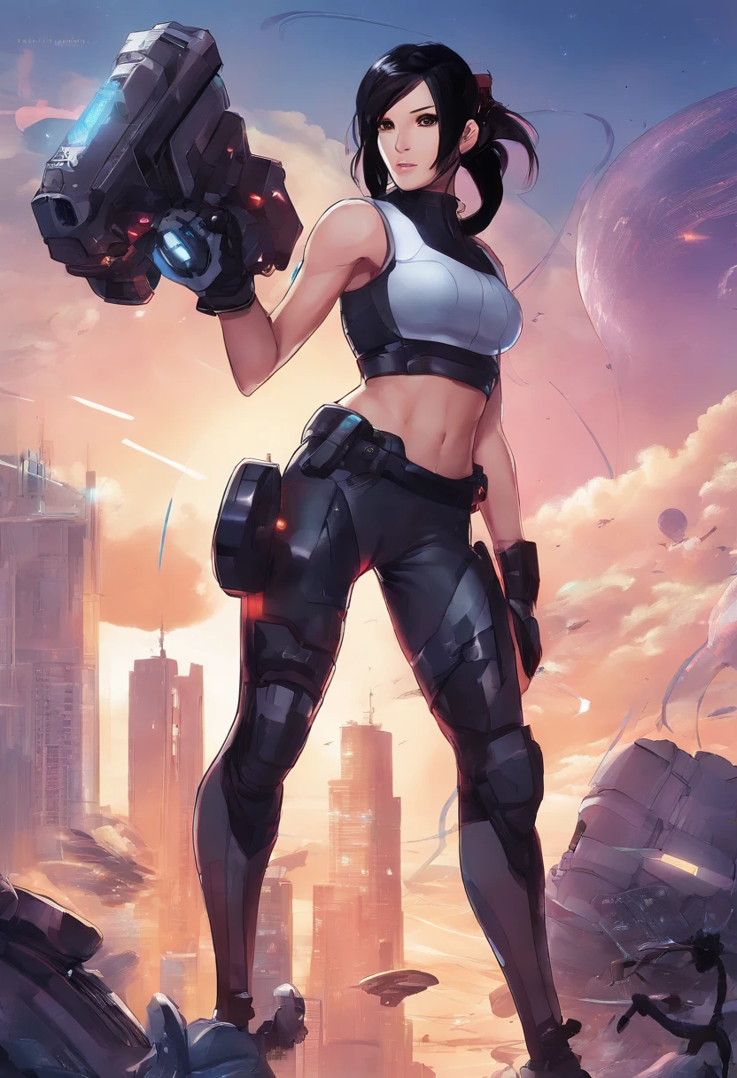 Tifa working out