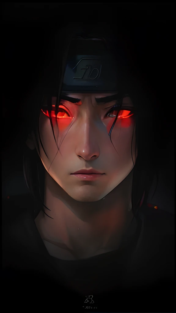 Itachi Uchiha, hyperdetailled, hyperrealistic