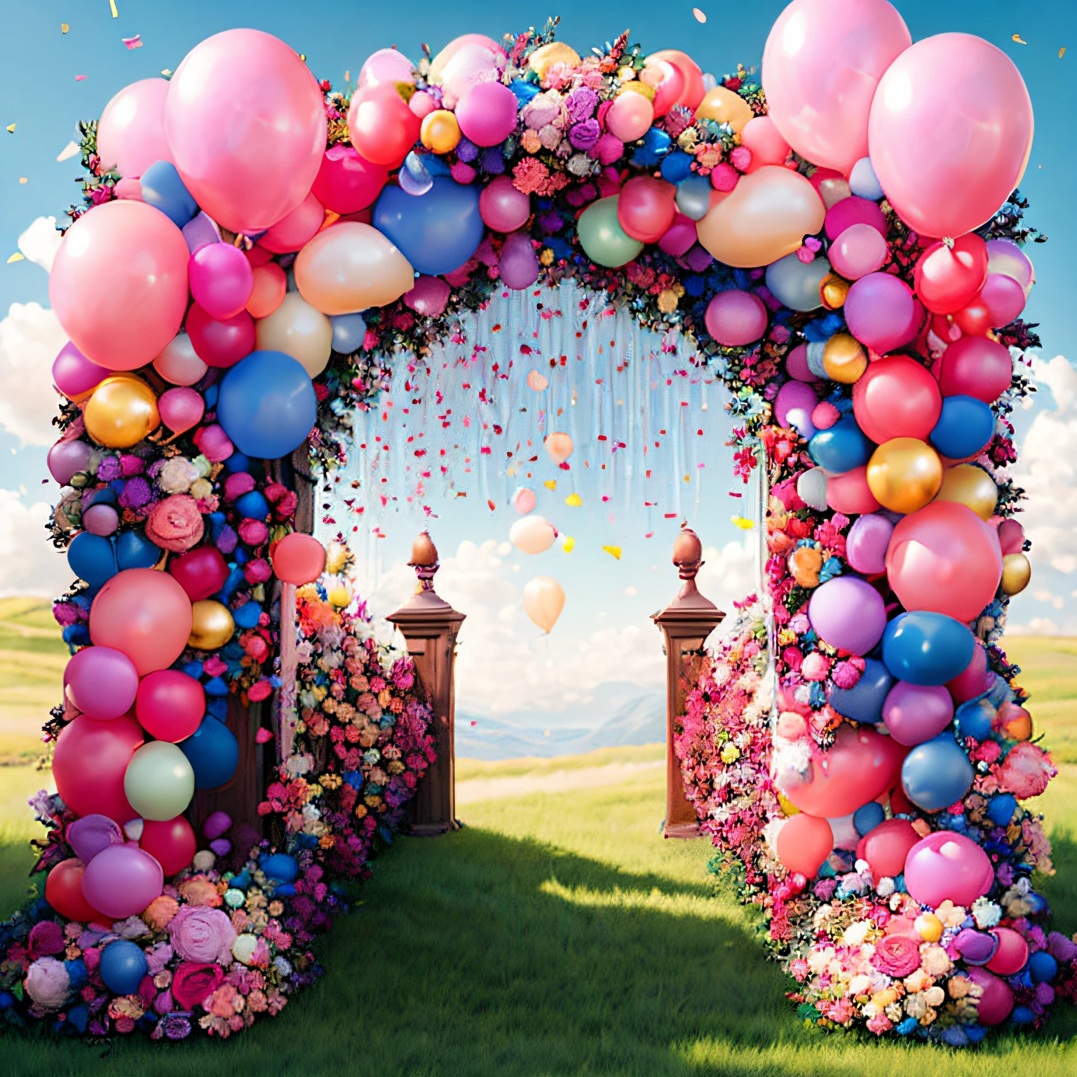 photo (FlowerGateway style:1) balloons and confetti
