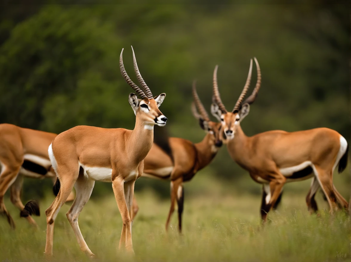 Wolf Gazelle Hunt