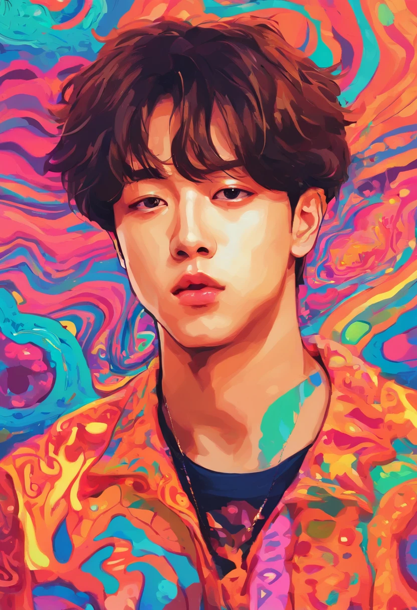 jeon jungkook, roupa laranja, cadeia, realista (bts)