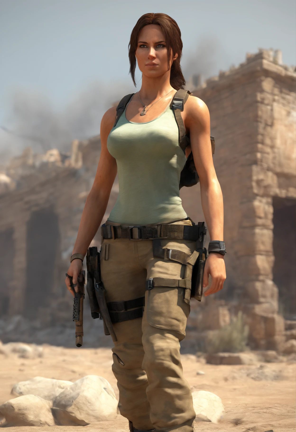 Lara Croft going to Gaza topless