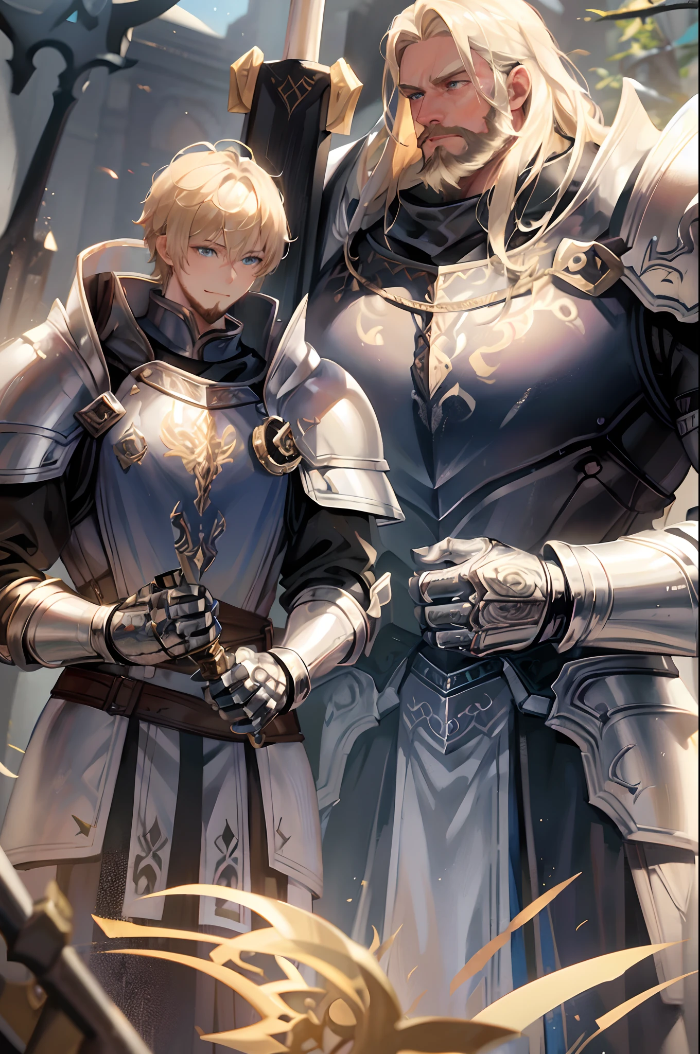 (young adult blond male dragoon wearing erotic armored leotard and armor plates is held hostage by group of goblins his wrists tied he is trapped), goblins sexually touching the young adult blond male and licking his butt, ((rimjob)), (butthole licking), NSFW, hentai, porn, erotic, 
