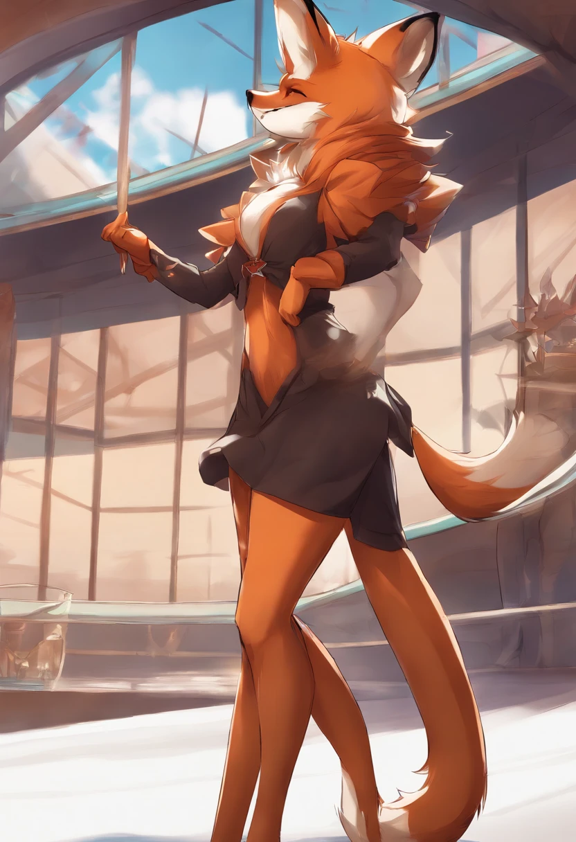 anthropomorphic anime fox fursona sexy anthropomorphic anime fox open legs full view sexy anime fox
